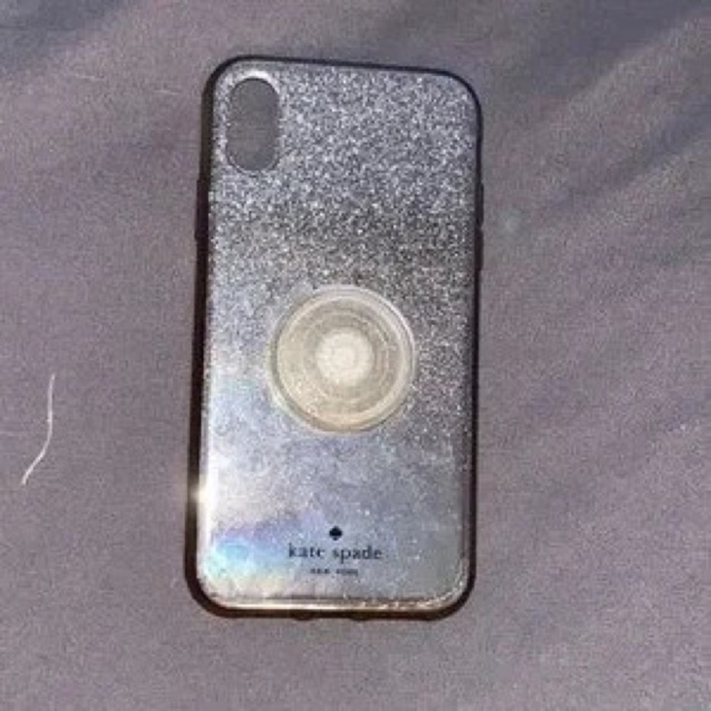 Kate Spade Sparkling Phone Case - Silver